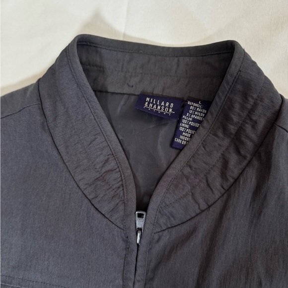 Hillard & Hanson Gray Quilted Vest with Stand-Up Collar - Picture 9 of 11